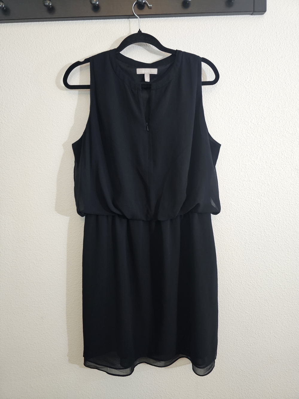 Banana Republic Black Sleeveless Mini Dress